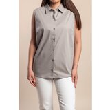 Fenzy Plus Size Majica Bez Rukava, Siva | shoptok.hr