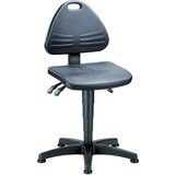 bimos Vrtljiv delovni stol, oblazinjenje s PU-peno, s talnimi drsniki, območje nastavitve višine 430 - 600 mm | Shoptok.si