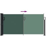 vidaXL Bočna tenda na uvlačenje tamnozelena 100x500 cm | shoptok.hr