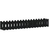  Povišena vrtna gredica crna 200x30x30 cm masivna borovina | Eponuda.com