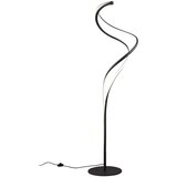Trio Select Črna LED stoječa svetilka s kovinskim senčnikom (višina 160 cm) Nala – Cene