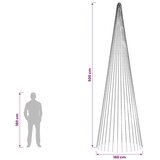  Božićno svjetlo za drvce sa šiljcima 1632 LED lampica - 500 cm | shoptok.hr