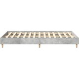  Krevetna konstrukcija Betonski sivi 193 x 123 x 25 cm | shoptok.hr