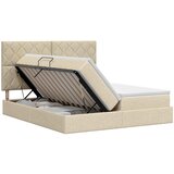  Krevet s od storage s uzglavljem Krem 180 x 200 cm Tkanina | shoptok.hr