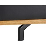 Premium Living Sedežna Garnitura Carmen, Črna, Usnje, Ležišče, Predal | Shoptok.si