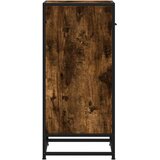  Komoda boja hrasta 35,5x35x76 cm konstruirano drvo i metal | shoptok.hr