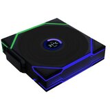 Lian Li Ventilator za ohišje UNI FAN TL Wireless LCD 120 ARGB PWM 120mm, črn | Shoptok.si