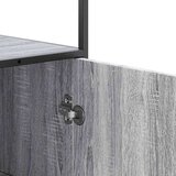 vidaXL Visoka ploča siva Sonoma Konstruirano drvo i metal | shoptok.hr