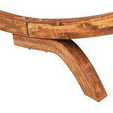 Vanjski ležaj 100x188 5x44 cm od masivnog savijenog drva krem | shoptok.hr