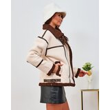Resti Beige women's biker jacket | Eponuda.ba
