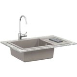  Lavabo - Umivaonik Siva 780 x 500 mm 80% kvarc i 20% smola | shoptok.hr