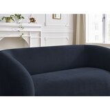 Bobochic Paris Temno modra sedežna garnitura iz šenilje 160 cm Celine – | Shoptok.si