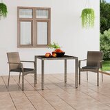 The Living Store Vrtni stoli z blazinami 2 kosa poli ratan sive barve - Vrtni Stol, (21475665) | Shoptok.si