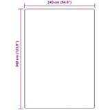 Shaggy Tepih s Lateksom Tamno Sivi 240x340 cm | shoptok.hr