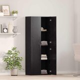  Uredski ormar Crni hrast 60 x 32 x 152,5 cm Konstruirano drvo | shoptok.hr