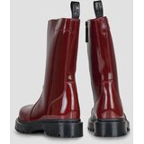 Dr. Martens Polškornji Rejena Mid Cherry Red Laquered Leather Bordo | Shoptok.si