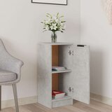  Komoda siva boja betona 30 x 30 x 70 cm od konstruiranog drva | shoptok.hr