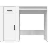  Radni stol bijeli 100 x 49 x 75 cm od konstruiranog drva | Eponuda.ba