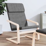  Stolica za opuštanje od tkanine tamnosiva | shoptok.hr