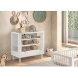 Vipack Bela otroška komoda iz masivne bukve s previjalnim pultom 100x79x55 cm Forrest – | Shoptok.si