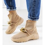 Gemre Brown high-top sneakers Martina | Shoptok.si