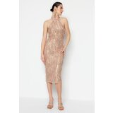 Trendyol Dress - Gold - Bodycon | shoptok.hr