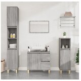  Kopalniška omarica siva sonoma 30x30x100 cm inženirski les | Shoptok.si