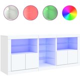 vidaXL Komoda s LED svjetlima bijela 162 x 37 x 67 cm | shoptok.hr