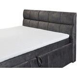 Modante POSTELJA Z VZMETNICO 180 cm x 200 cm , tekstil temno siva | Shoptok.si