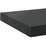 Zidne police 2 kom 50x23,5 cm crne nehrđajući čelik | shoptok.hr