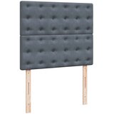vidaXL Okvir kreveta s madracima tamnosivi 120x200 cm baršunasti | shoptok.hr