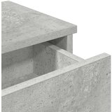 vidaXL Stenska polica s predali betonsko siv 100x37,5x19 cm inž. les | Shoptok.si