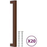  Ručke za ormarić 20 kom brončane 192 mm od nehrđajućeg čelika | shoptok.hr