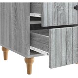  Noćni ormar Siva sonoma 43x 41 x 66,5 cm Konstruirano drvo | shoptok.hr