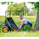 Polar Plastična vrtna kolica tačke Cub Cart | 198 litara | Crna | 127x71x74 cm | BRANDED IN THE USA | shoptok.hr