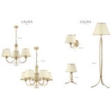 Jupiter 517 - LAL - Stona lampa LAURA 1xE27/60W/230V | Eponuda.com