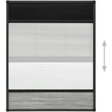 vidaXL Nabrani zaslon protiv insekata za prozore aluminijski 60x80 cm | shoptok.hr