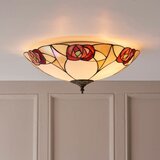 Endon 64182 - plafonsko svetlo tiffany ingram 2xE27/60W/230V prečnik 45 cm | Eponuda.com