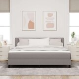  Postelja boxspring z vzmetnico Taupe 180 x 200 cm blago, (5000128238) | Shoptok.si