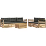  Set vanjskih sofa 6 pcs Bijela i antracit | Shoptok.si