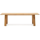 Kave Home Raztegljiva jedilna miza z dodatno ploščo z mizno ploščo v hrastovem dekorju 95x200 cm Arlen – | Shoptok.si