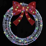 vidaXL Venec z LED lučmi večbarvno 75 cm Akril | Shoptok.si