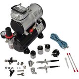  Set kompresora i zračnog kista s 2 pištolja | shoptok.hr