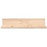 vidaXL Stenske police 2 kosa 50x11x9 cm trdna borovina | Shoptok.si
