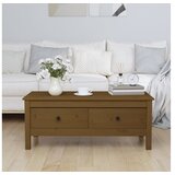  Stolić za kavu boja meda 100 x 50 x 40 cm od masivne borovine | shoptok.hr