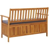  Klupa za pohranu 120 cm od masivnog bagremovog drva | shoptok.hr