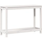 vidaXL Miza za sajenje s polico bela 108x35x75 cm trdna borovina, (21098152) Cene