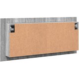  LED kupaonski ormarić s ogledalom siva boja hrasta 100x12x45 cm | shoptok.hr