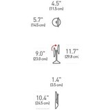simplehuman Kozmetičko ogledalo s osvjetljenjem/povećavajuće ø 12 cm Travel – | shoptok.hr