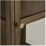 House Nordic Temno rjava vitrina v hrastovem dekorju 47x180x40 cm Zamora – | Shoptok.si